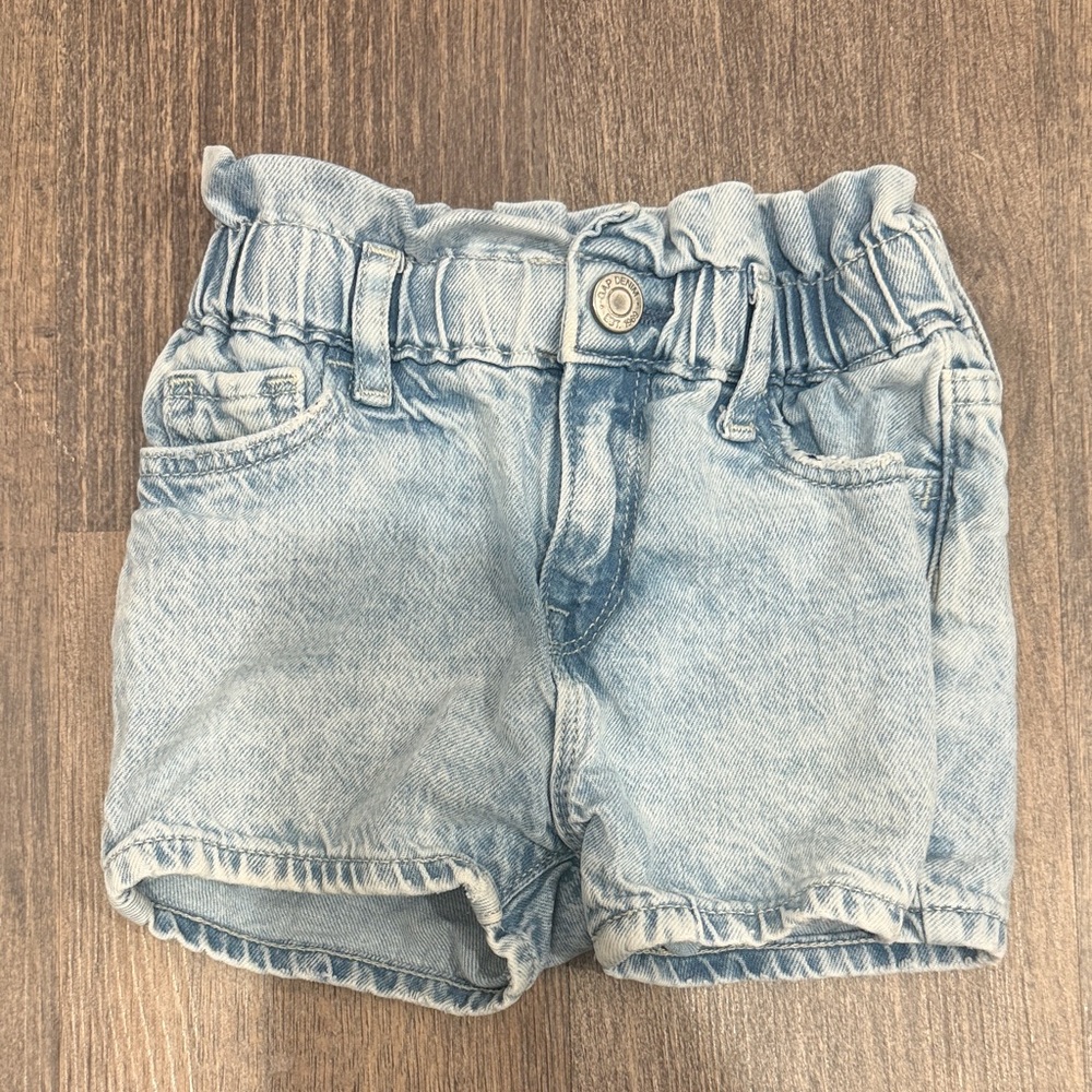 Baby Gap Toddler just like mom short Light Blue Denim Shorts, 18-24 months